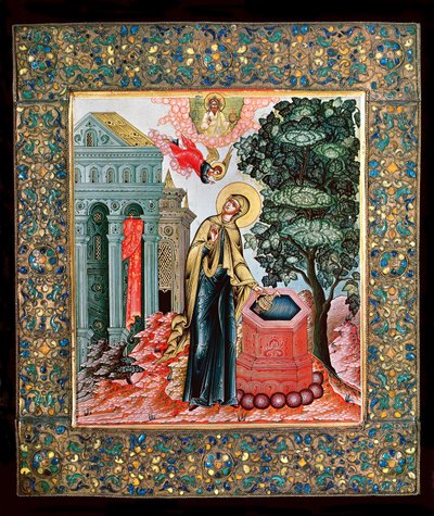 Annunciation at the Fountain by Russian School